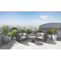 XTRA - 23X23, WHITE MIS, MATTE